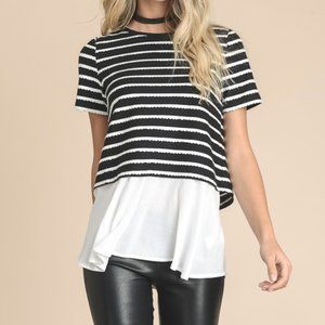 Doe & Rae Short Sleeve Top